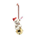 Steiff Teddy Bear Ornament on Bell